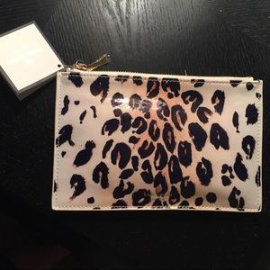 NWT Kate Spade New York Leopard Pencil Pouch